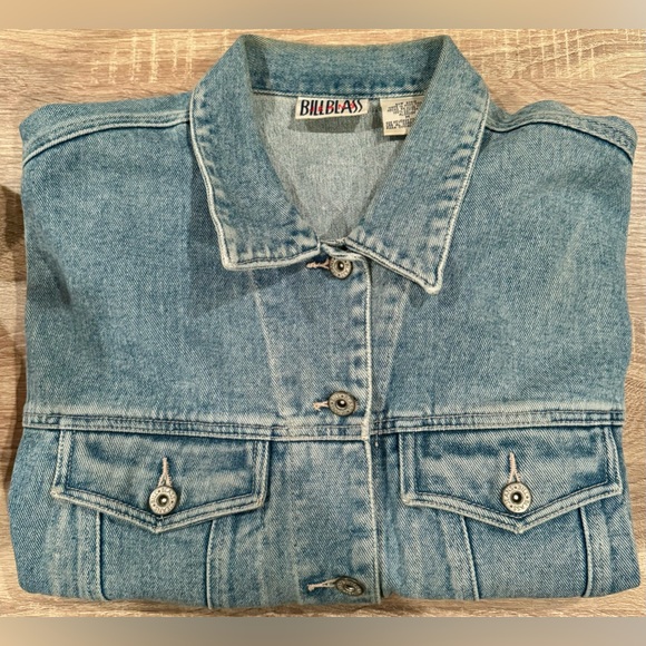 bill blass | Jackets & Coats | Vintage Bill Blass Jeans Denim Jacket